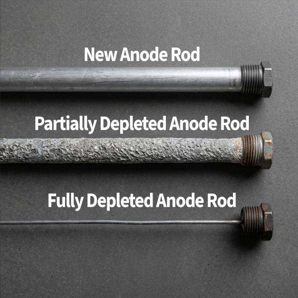 Water heater anode rod inspection
